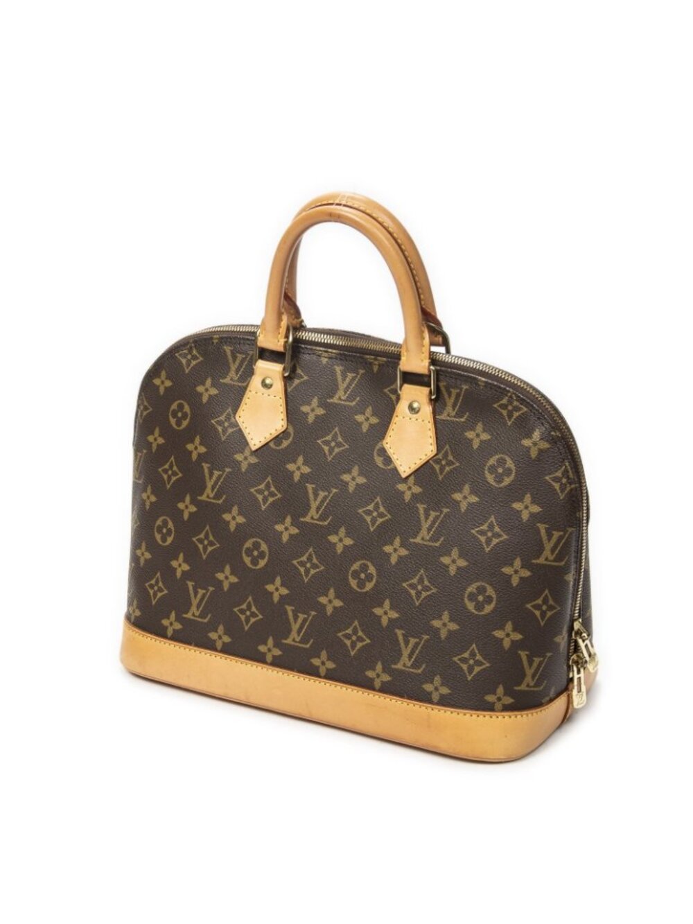 Louis Vuitton Alma Brown Monogram Canvas Handbag - Picture 2 of 10